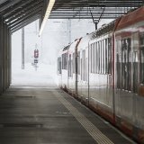 La ligne ferroviaire entre Täsch et Zermatt (VS) a rouvert mardi à l'aube (archives). KEYSTONE/DOMINIC STEINMANN
